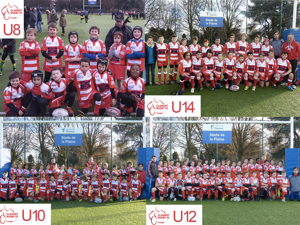 U8, 10, U12 et U14 Programme Ecole de rugby du samedi 9 avril