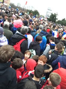 Clamart Rugby 92 Les U12 avec le XV de France tournoi des 6 nations 18 mars 2017