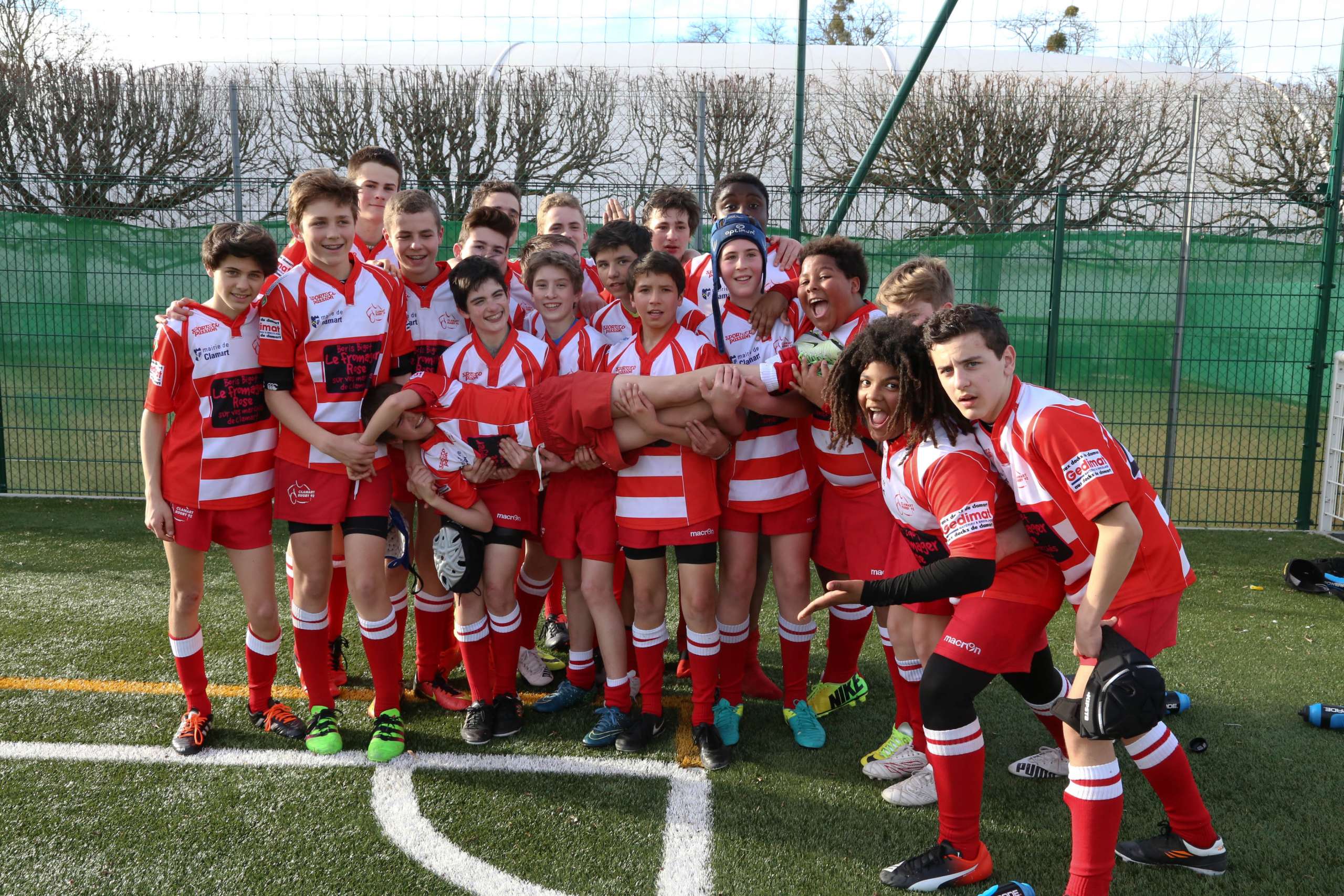 Clamart Rugby 92 Plateau CIFR U14 2003 de Vincennes 11 mars 2017