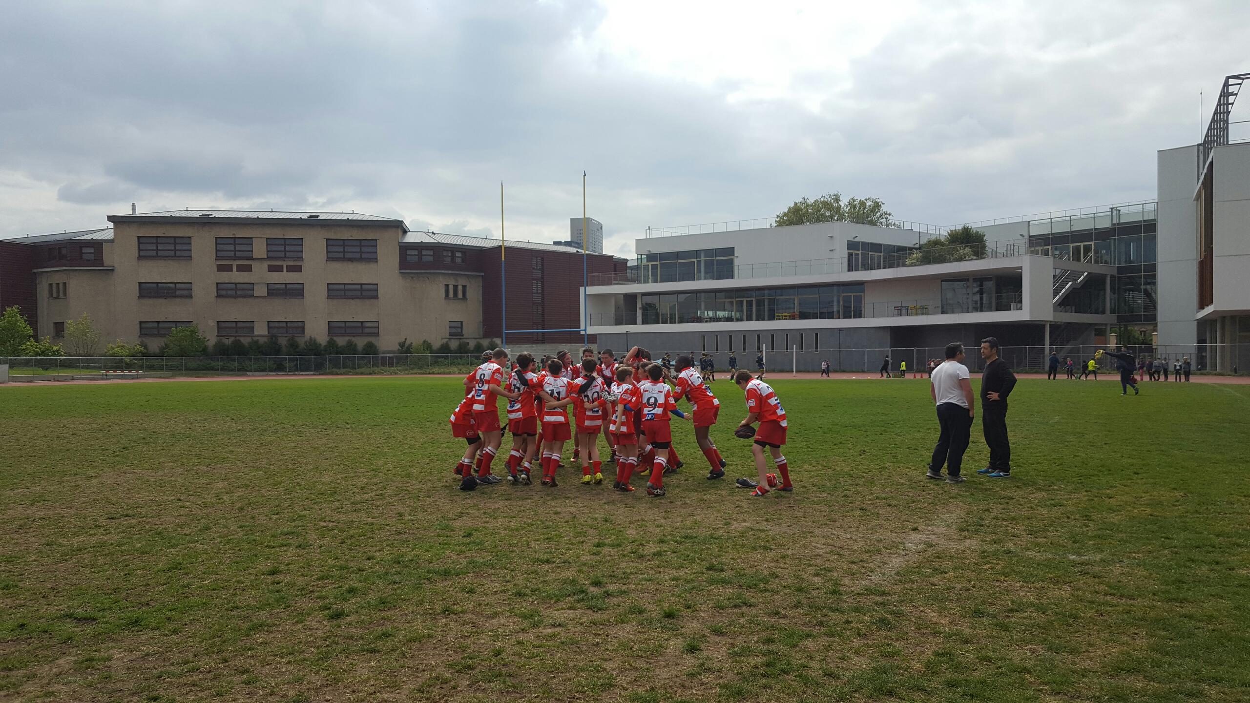 Clamart Rugby 92 Victoire des U14 2004 contre Courbevoie le 22 avril 2017