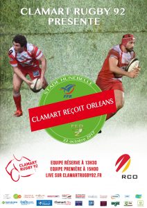 Clamart-Rugby-92-affiche-contre-Orleans