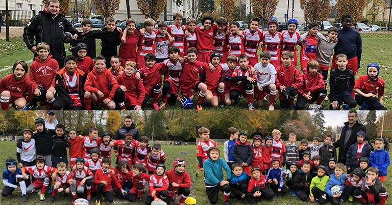 Clamart Rugby 92 U8 U10 U12 Triangulaire Hauts-de-Seine 18 novembre 2017 à Antony