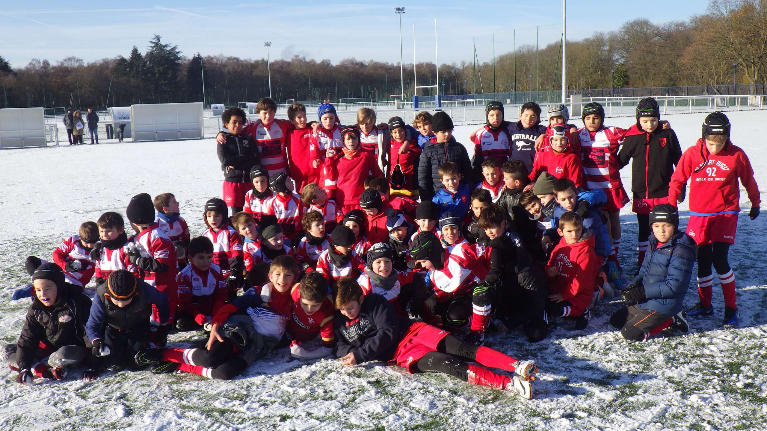 Clamart Rugby 92 - De la neige et du rugby samedi 9 décembre 2017