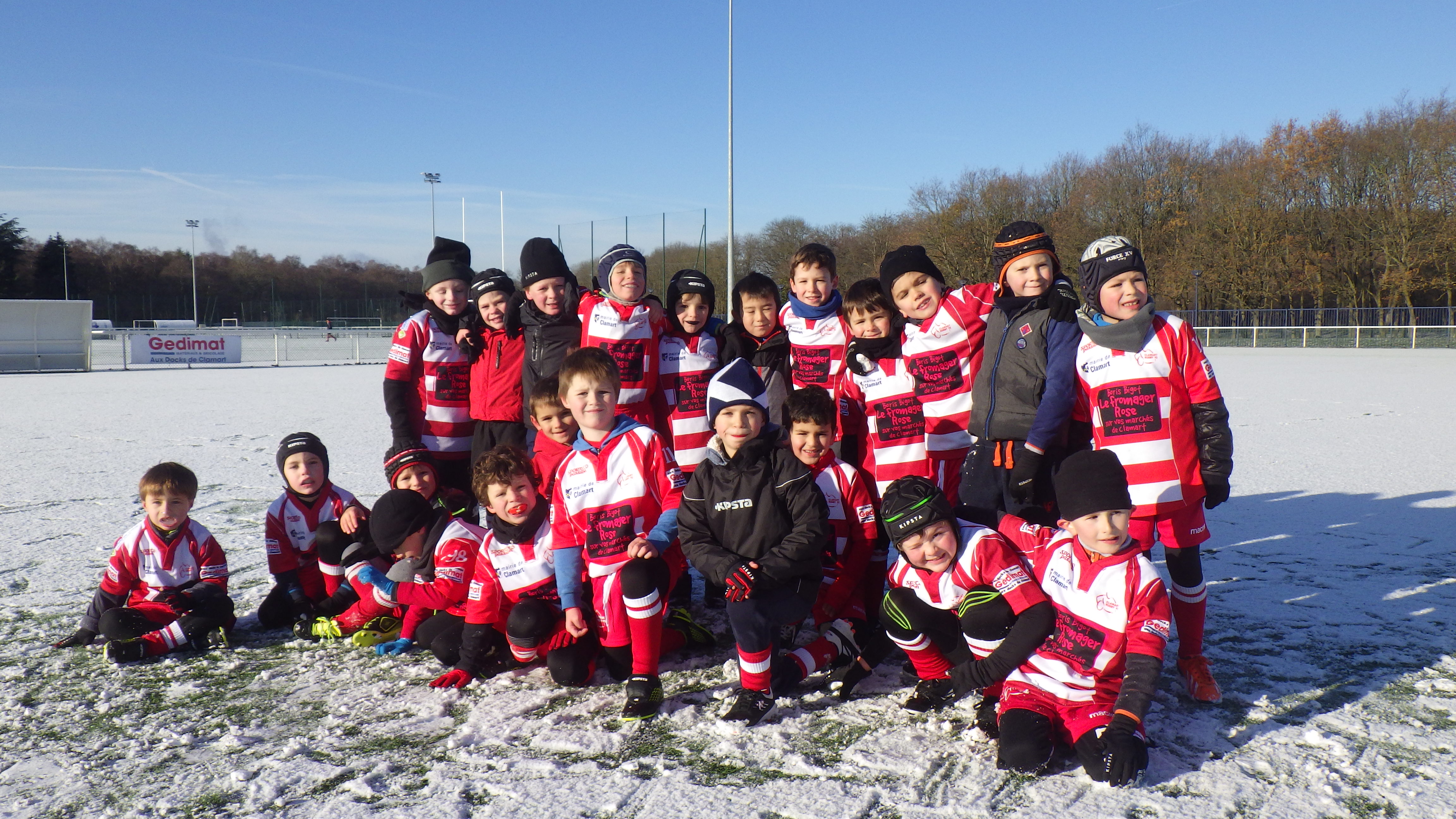 Clamart Rugby 92 - De la neige et du rugby samedi 9 décembre 2017