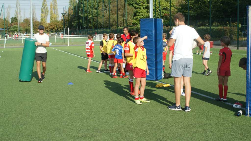 Le rugby continue à Clamart pendant les vacances scolaires - photo du stage des vacances d'octobre 2020