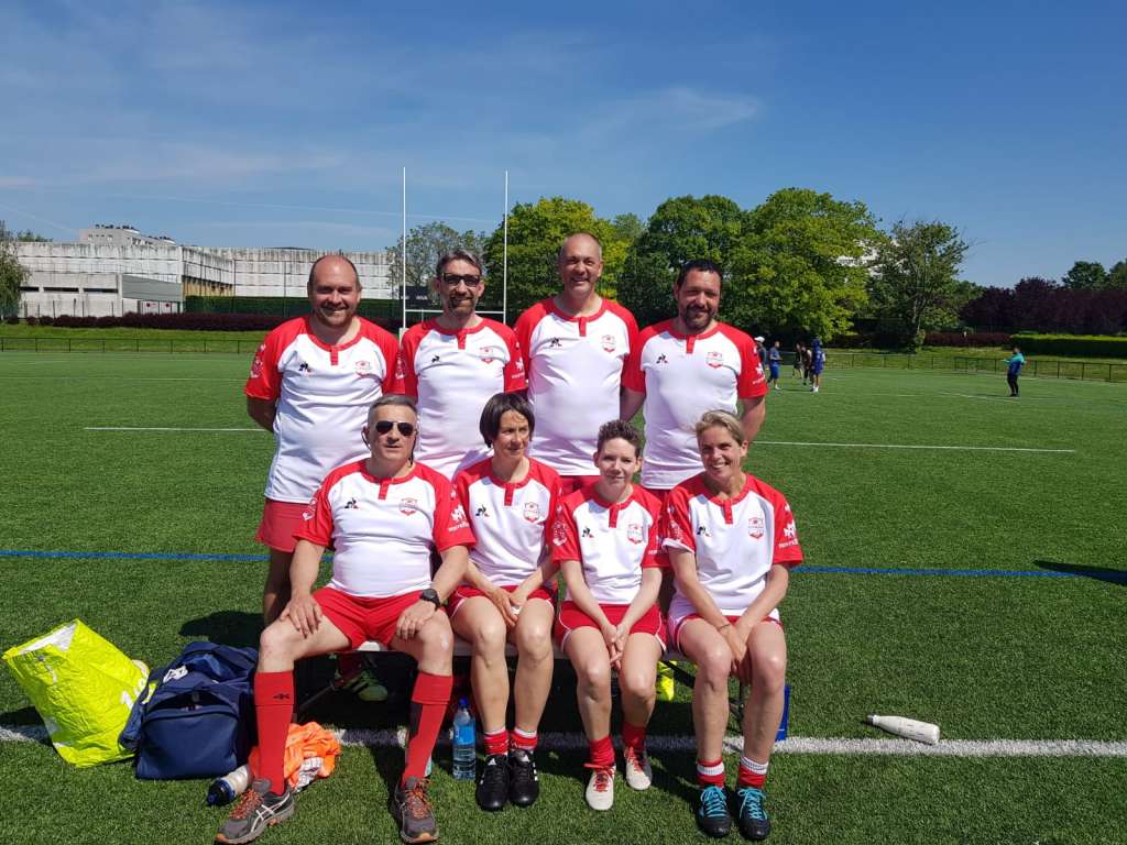 Reprise du Rugby à 5 - photo d'équipe à Massy
