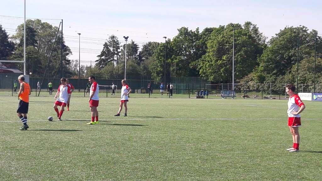 Reprise du Rugby à 5 - photo de match à Massy
