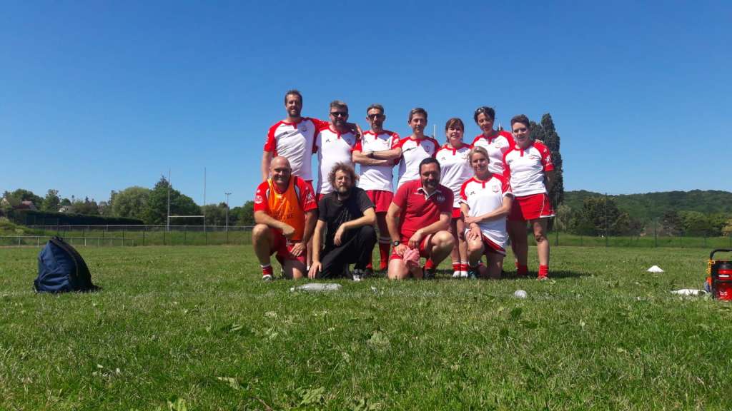 Reprise du Rugby à 5 - photo d'équipe à Chevreuse