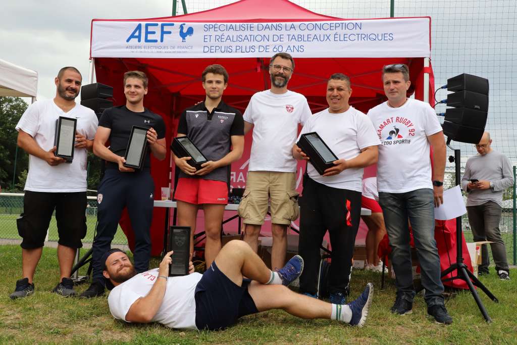 Fête du Clamart Rugby 92 saison 2020 / 2021 - photo de la cérémonie de remise des trophées de fidélité au club