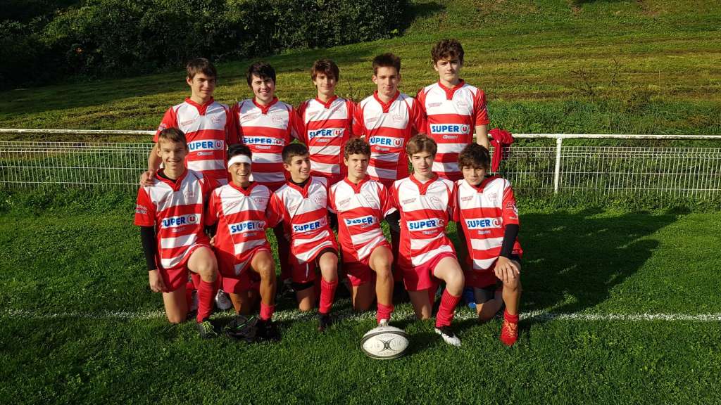 Troisième weekend de rencontres au Clamart Rugby 92 - photo de groupe des cadets